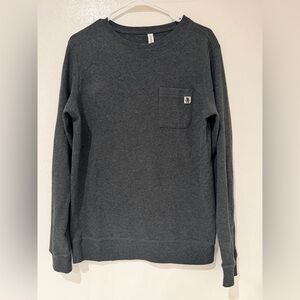 Pleepleus Men's Charcoal Pub Crew Crewneck Sweater size M